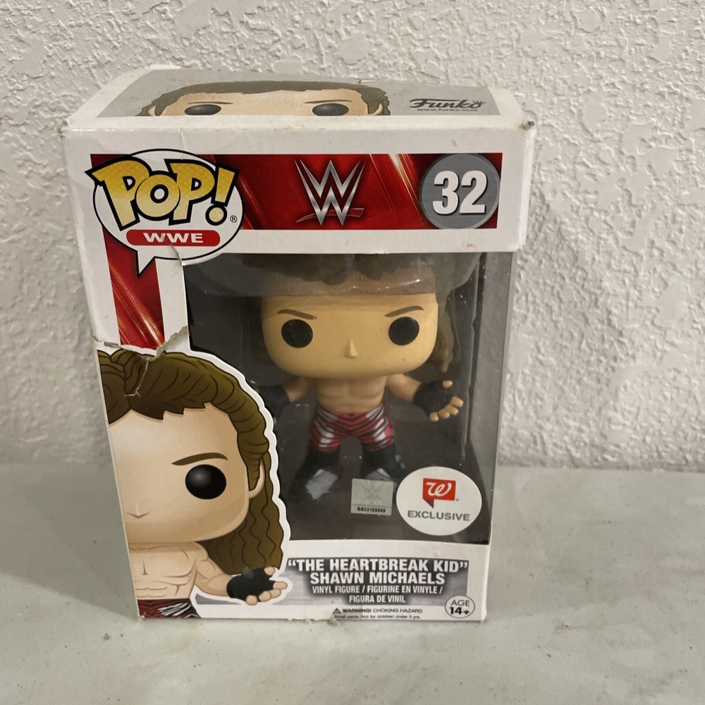 Funko Pop! WWE "The Heartbreak Kid" Shawn Michaels #32 Walgreens VAULTED